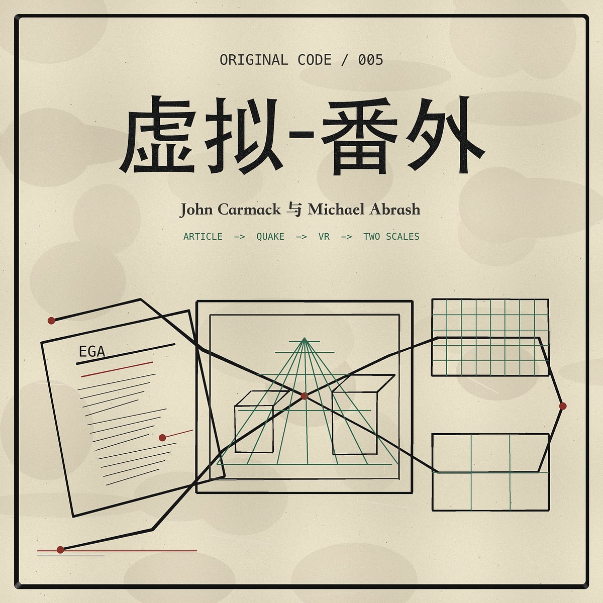《虚拟-番外:John Carmack 与 Michael Abrash》单集封面